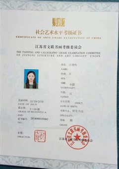 ../汪欣怡/所有获奖证书/社会艺术水平考级证书.jpg